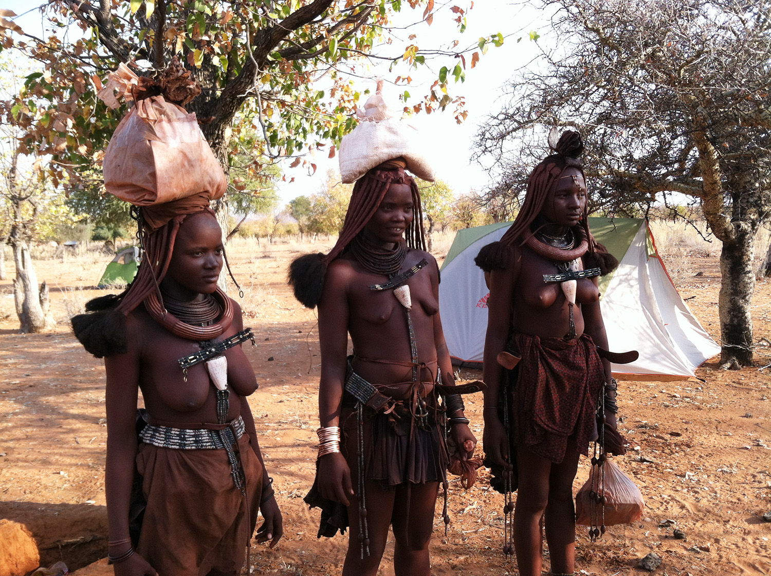 Members of the Himba population