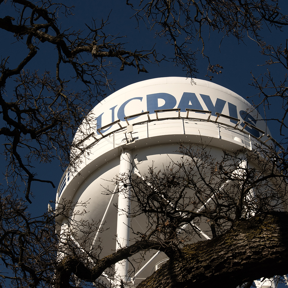 UC Davis water tower