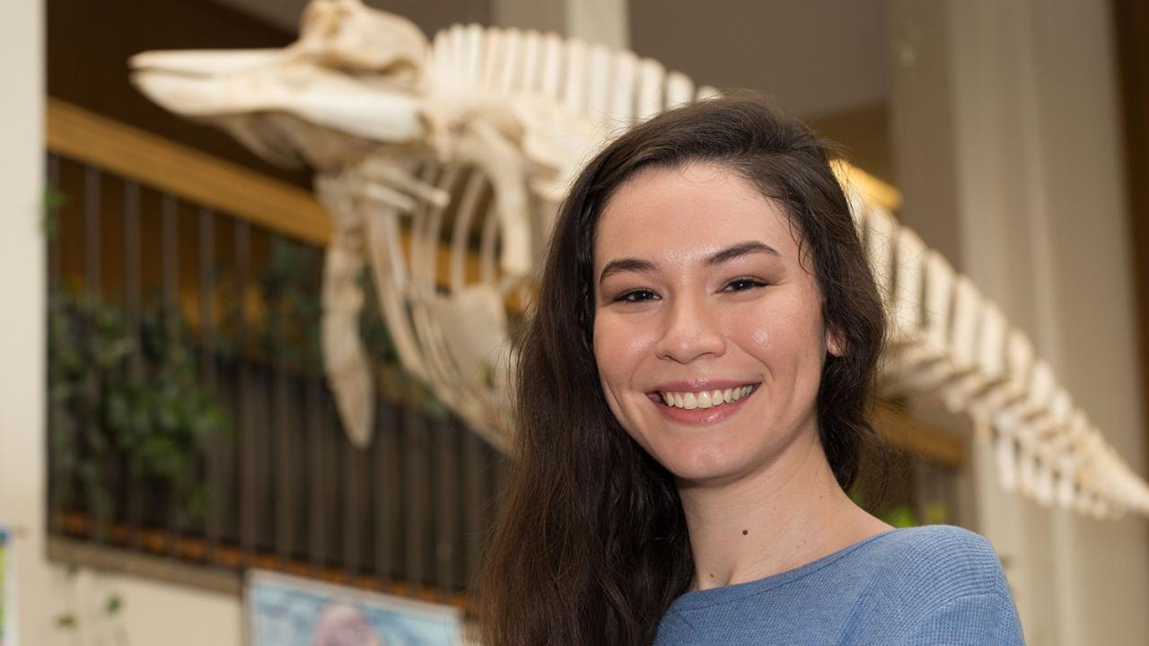 Jennifer Diamond, who transferred to UC Davis in 2015, has been recognized for her academic performance by the STEM Transfer Day Committee. Photo: David Slipher/UC Davis.