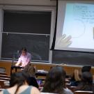Erwin Bautista teaches a class at UC Davis. David Slipher/UC Davis