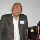 Roy Doi receives a lifetime achievement award at the UC Davis Biochemistry and Molecular Biology Colloquium in 2008. Courtesy photo