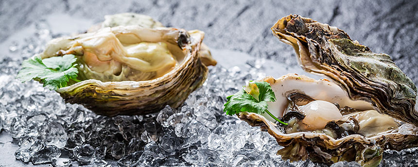 Oysters, long a gourmand’s delight, are at risk from the absorption of carbon dioxide into the sea. (Shalith/Getty Images)