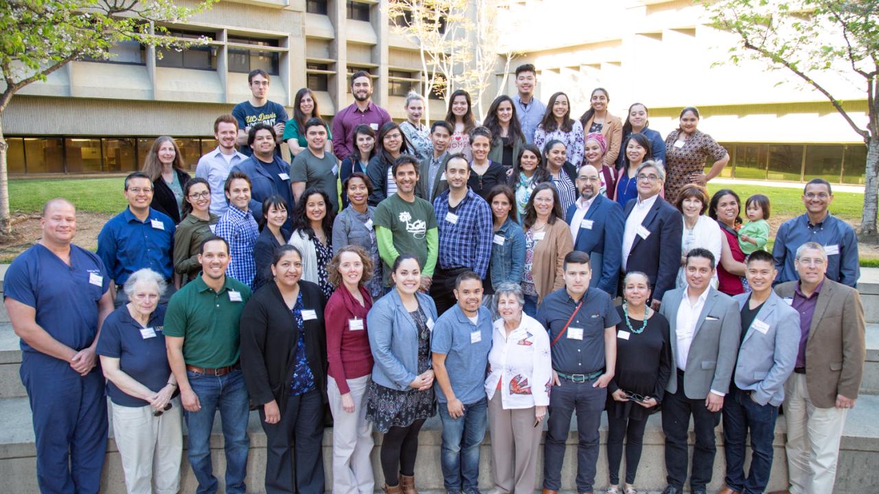 For 30 years, the Biology Undergraduate Scholars Program has created opportunities in life sciences education and research for over 1,500 students. Over the Picnic Day weekend, BUSP friends and alumni celebrated the program. David Slipher/UC Davis Group photo of BUSP friends and alums