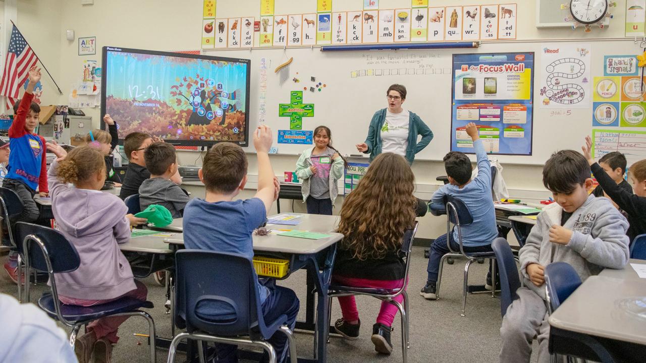 In the last year, the Young Scientist Program has engaged roughly 1,100 students across the San Joaquin and Sacramento counties, bringing science education with a flair to underserved and poverty-stricken communities in the region. The mission: to encourage students, regardless of their background, to pursue higher education and careers in STEM fields. Aron Judd Perez Mendiola YSP members present their module Industious Insects to Woodbridge Elementary School students