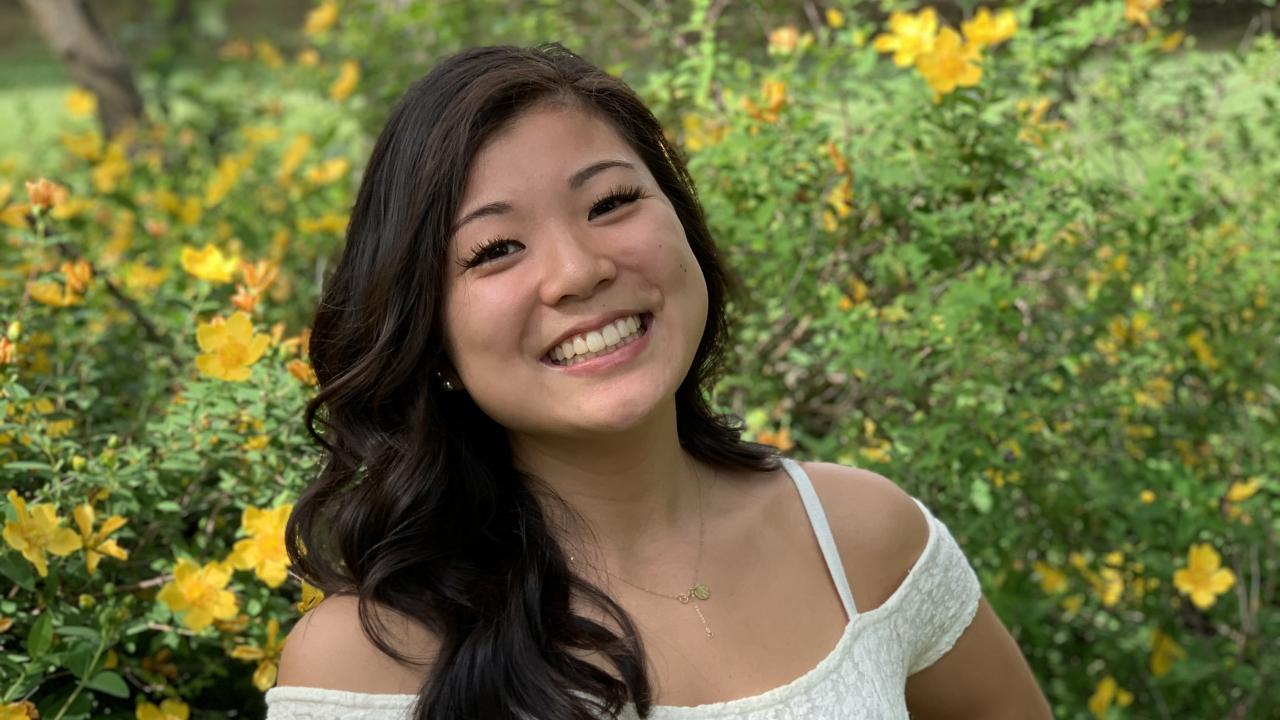 One of the recipients of both this year’s Ronald and Lydia Baskin Research Award and the Undergraduate Student of the Year award is Caroline Liu, a graduating senior majoring in neurobiology, physiology and behavior. Courtesy photo Caroline Liu