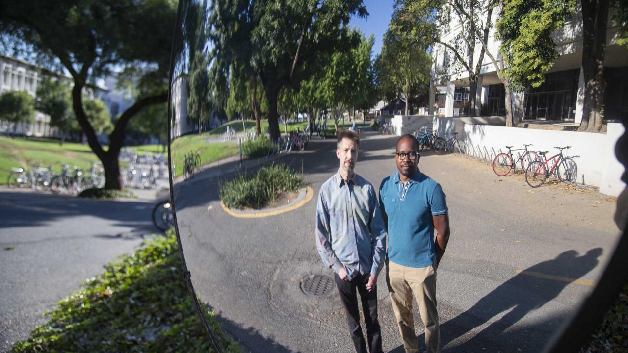 UC Davis College of Biological Sciences neuroscientists like Jochen Ditterich and Wilsaan Joiner are exploring new ways to understand how our brains make sense of our perceptions, in hopes to help diagnose and fight these debilitating conditions. David Slipher/UC Davis Jochen Ditterich and Wilsaan Joiner