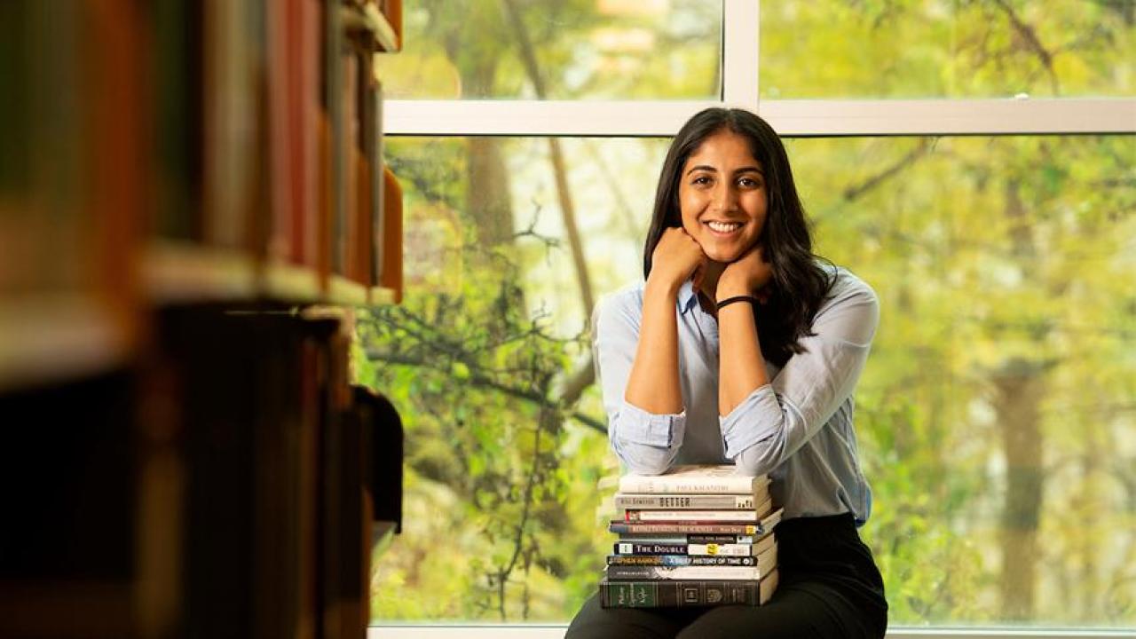 UC Davis senior Nitika Mummidivarapu has been awarded a Gates-Cambridge Scholarship for postgraduate study. (Gregory Urquiaga/UC Davis) Nitika Mummidivarapu