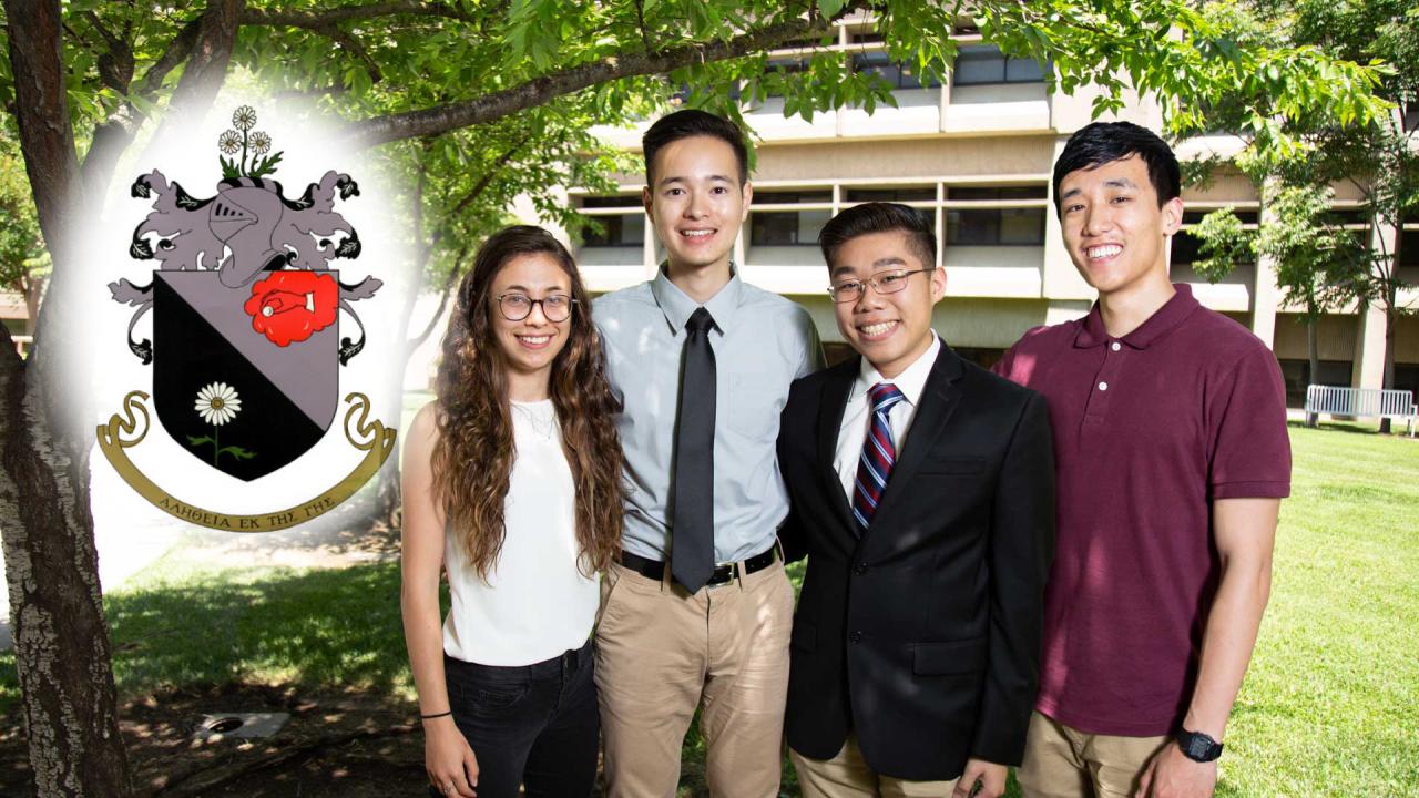 Phi Sigma Honor Society Delta Gamma 2019-2020 leadership 