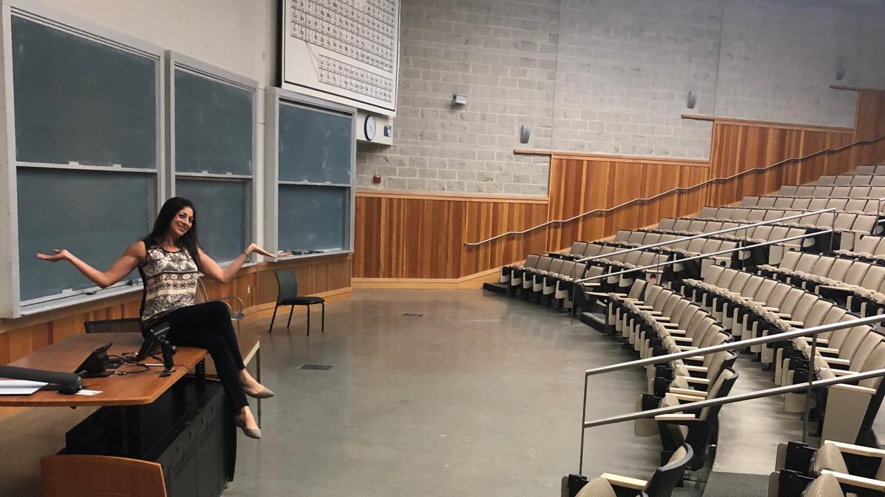 An assistant professor of teaching in the Department of Molecular and Cellular Biology, Marina Crowder teaches hundreds of UC Davis students each quarter. Courtesy photo Marina Crowder