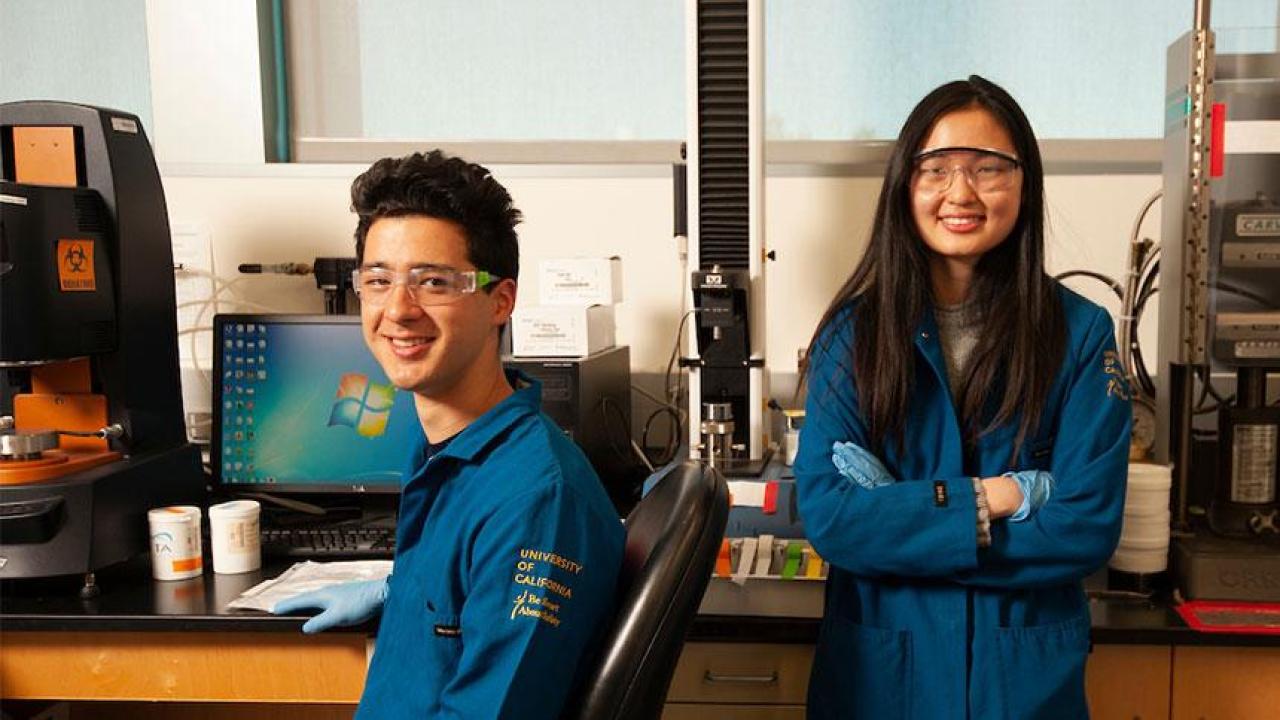 UC Davis juniors Osamu Yasui, left, and Joleen Cheah have been named Goldwater scholars. (Gregory Urquiaga/UC Davis) UC Davis juniors Osamu Yasui, left, and Joleen Cheah have been named Goldwater scholars. (Gregory Urquiaga/UC Davis)