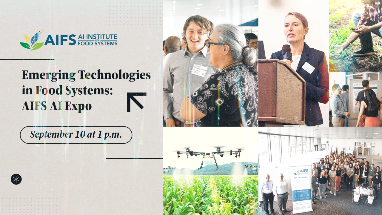 Emerging Technologies in Food Systems: AIFS AI Expo
