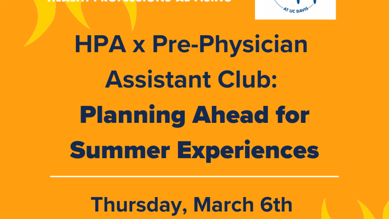 Planning Ahead for Summer Experiences Flyer
