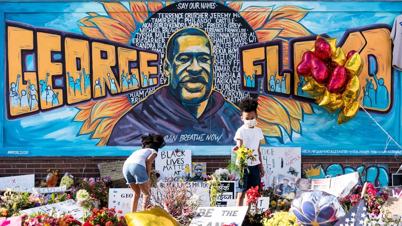 George Floyd mural