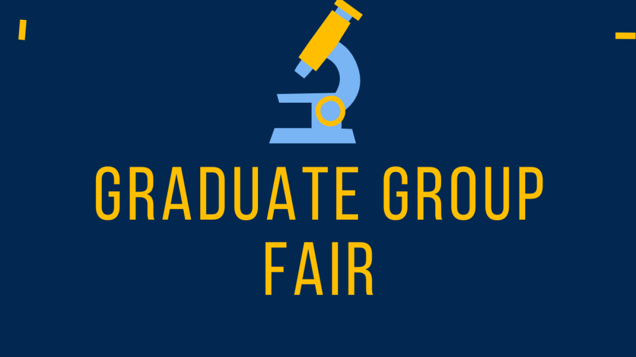 College of Biological Sciences Graduate Group Fair Flyer