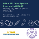 HPA x Phi Delta Epsilon: Pre-health/HPA 101